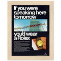 Rolex Day-Date UN Vintage Poster Ad