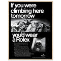Rolex Explorer Everest Vintage Poster Ad