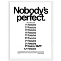 Porsche Nobody's Perfect Le Man Vintage Poster Ad