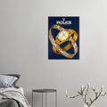 Rolex Advertising Golden Age Oyster Perpetual Vintage Poster