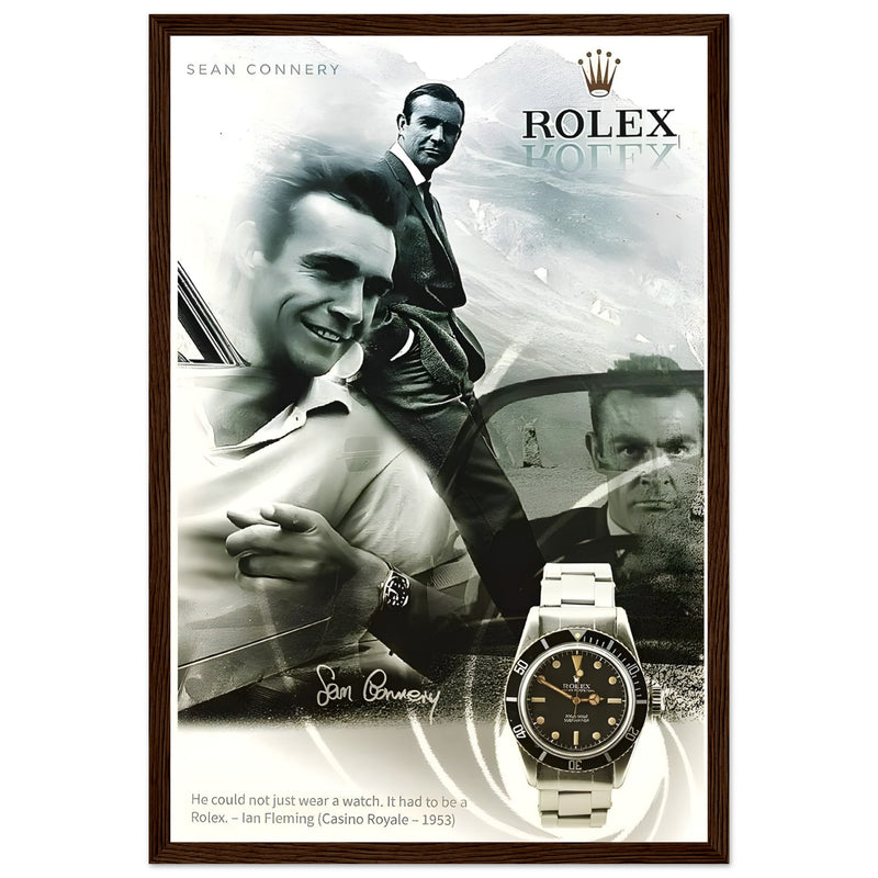 Rolex Sean Connery Vintage Rolex Poster Ad
