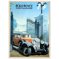 Rolls-Royce Best Car In The World Vintage Poster Ad