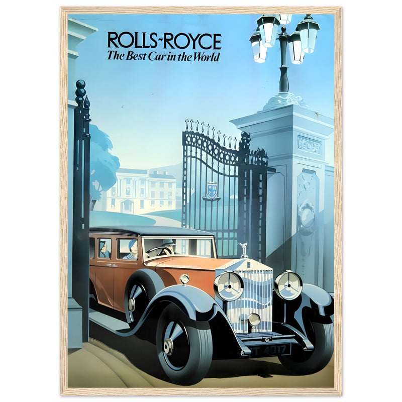 Rolls-Royce Best Car In The World Vintage Poster Ad