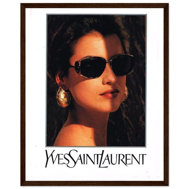 Yves Saint Laurent Vintage Poster