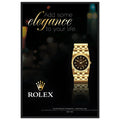 Rolex Elegance Vintage Poster Ad