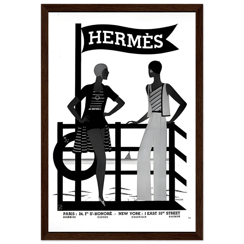 Hermes Flag Vintage Poster Ad