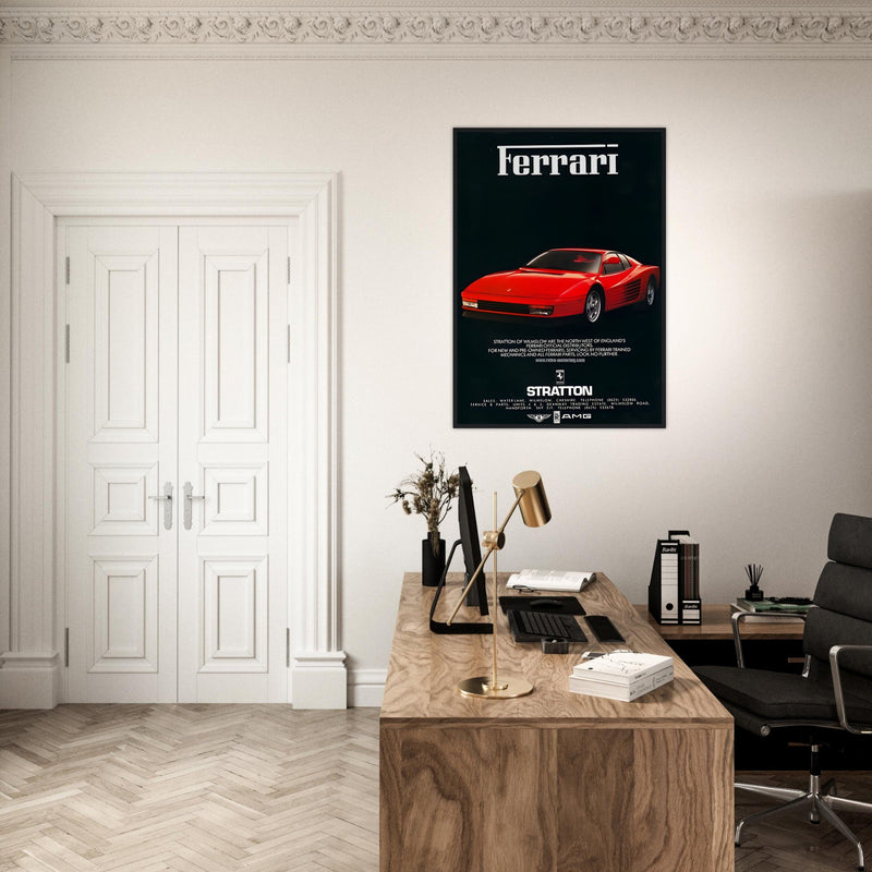 Ferrari Stratton Vintage Poster Ad
