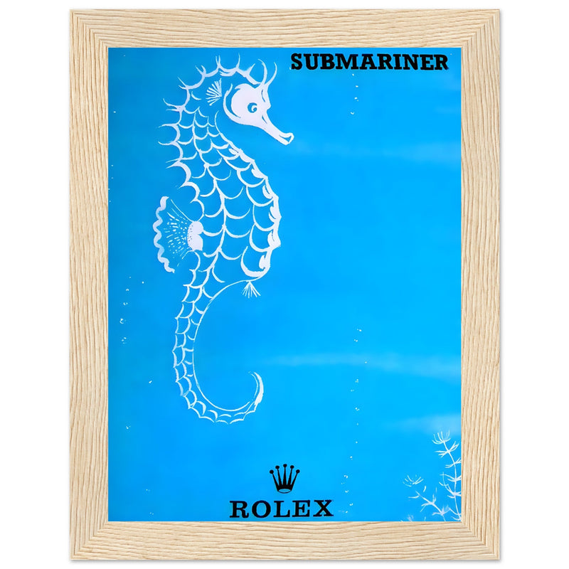 Rolex Submariner Vintage Ad Poster