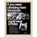 Rolex Explorer Everest Vintage Poster Ad
