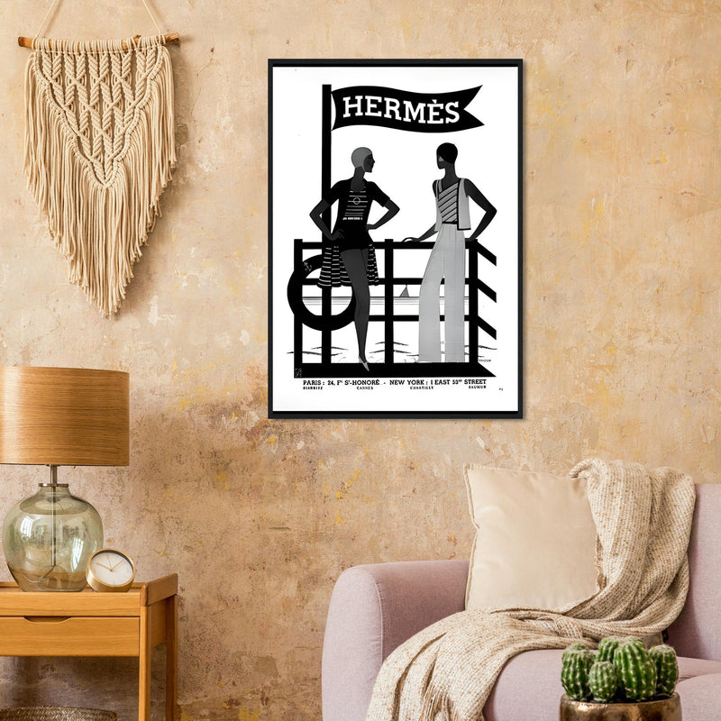 Hermes Flag Vintage Poster Ad