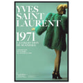 YSL 1971 Vintage Poster