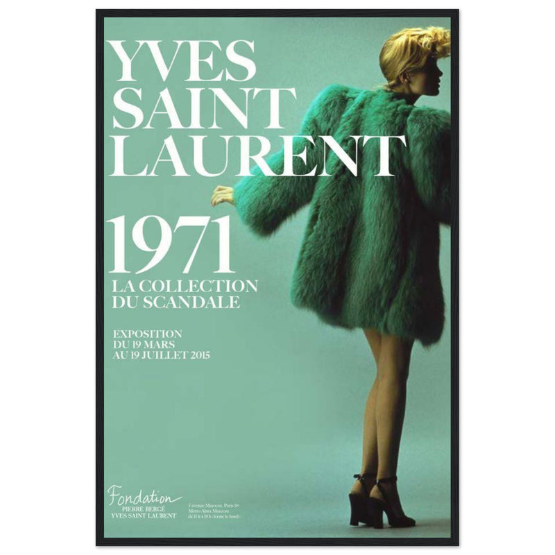 YSL 1971 Vintage Poster
