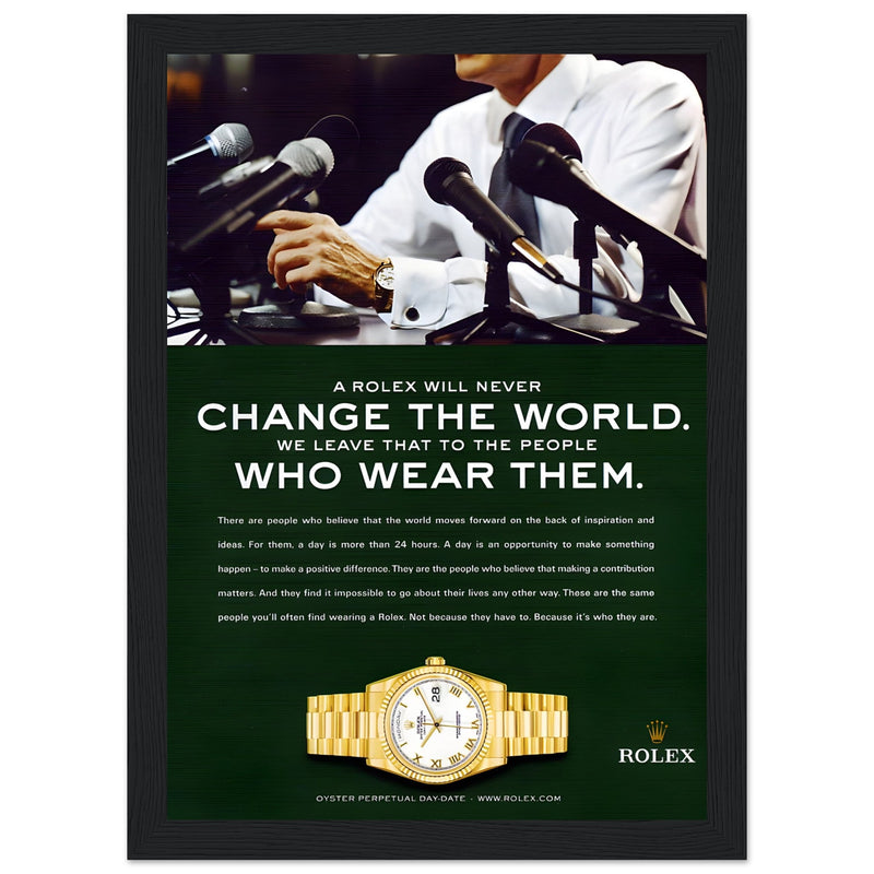 Rolex Day-Date Vintage Poster Ad