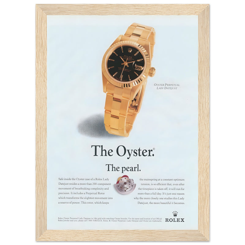 Rolex The Oyster Vintage Poster Ad