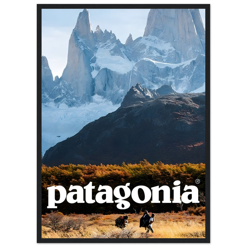 Patagonia Hikers Vintage Poster Ad