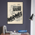 Hermes Fashion Vintage Poster Ad