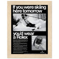 Rolex Ski Vintage Poster Ad