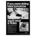 Rolex Ski Vintage Poster Ad