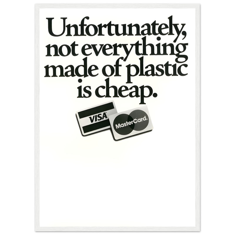 Visa Mastercard Vintage Poster
