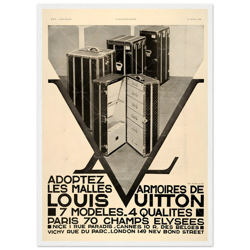 Louis Vuitton Paris Vintage Poster Ad