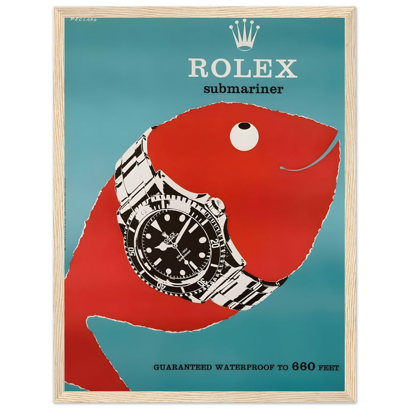 Rolex Submariner Vintage Poster Ad
