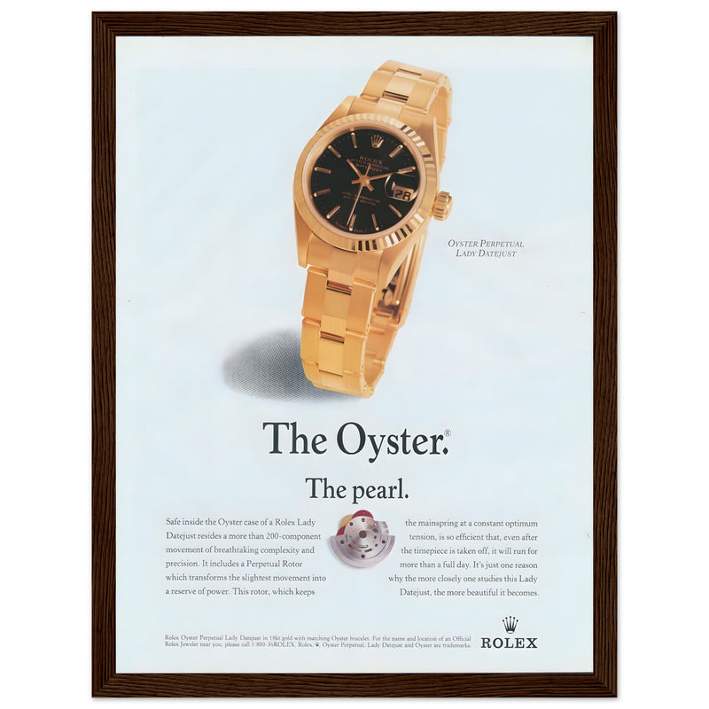 Rolex The Oyster Vintage Poster Ad