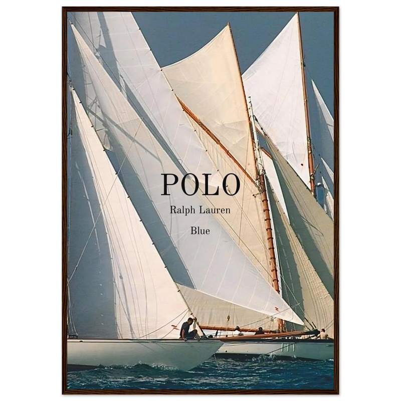 Polo Ralph Lauren Vintage Ad Poster - Polo Blue