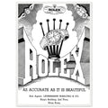 Rolex Hong Kong Jewellers Vintage Poster Ad