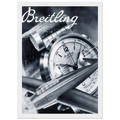 Breitling Sprint Montbrillant Vintage Ad Poster
