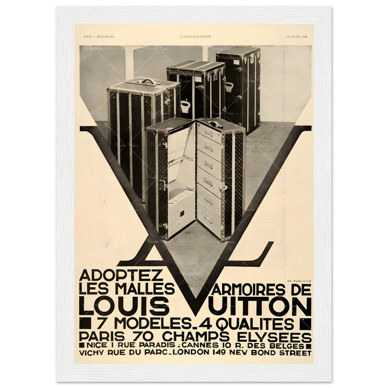 Louis Vuitton Paris Vintage Poster Ad