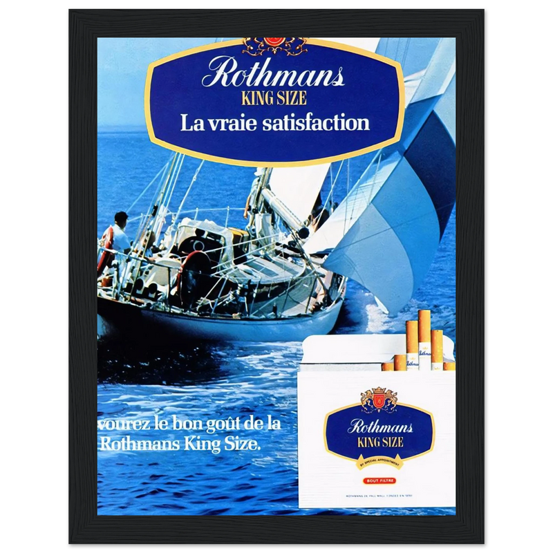 Rothman Vintage Poster - King Size Satisfaction