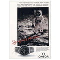 Omega Moon Vintage Poster Ad