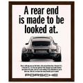 Porsche 911 Vintage Poster - Rear End