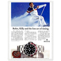 Rolex Alpine Gold Medal Sweep Vintage Poster