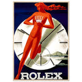 Rolex Clock Vintage Poster Ad