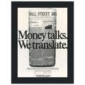Wall Street Journal 1988 Vintage Poster Ad