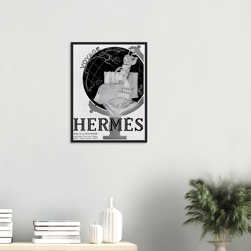 Hermes Voyage Vintage Poster