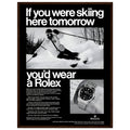 Rolex Ski Vintage Poster Ad