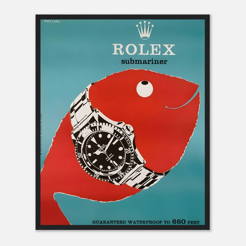 Rolex Submariner Vintage Poster Ad