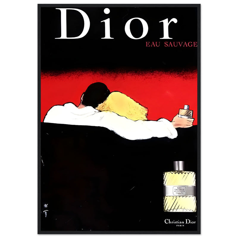 Dior Eau Sauvage Vintage Poster Ad
