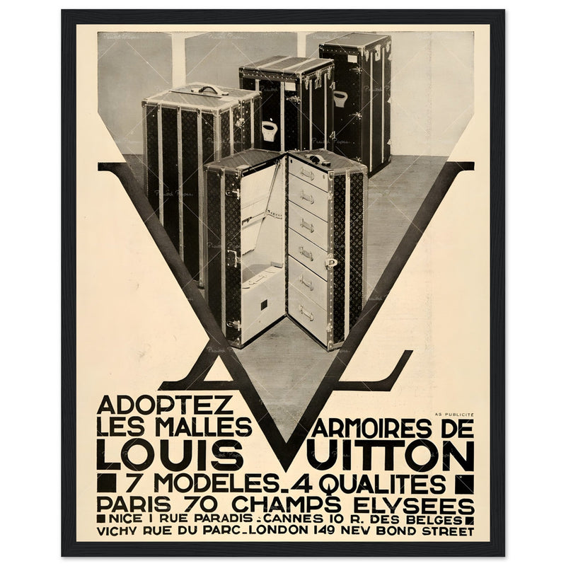 Louis Vuitton Paris Vintage Poster Ad