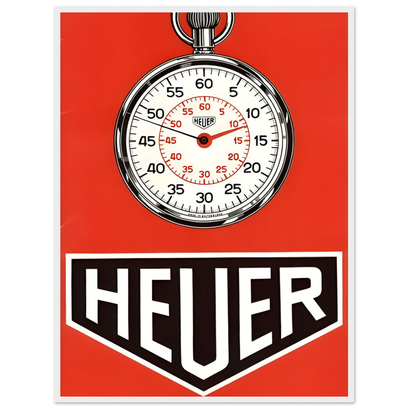 Heuer 1963 Vintage Poster Ad