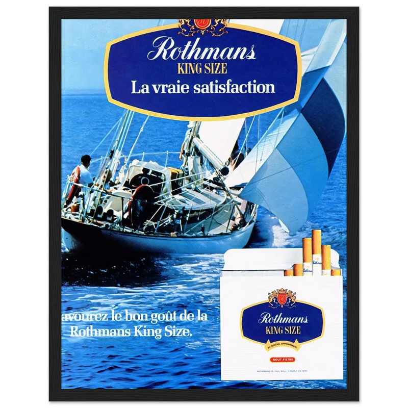 Rothman Vintage Poster - King Size Satisfaction