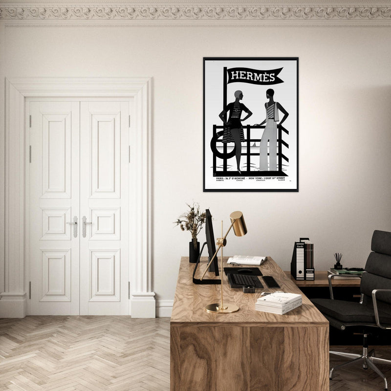 Hermes Flag Vintage Poster Ad