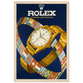 Rolex Advertising Golden Age Oyster Perpetual Vintage Poster