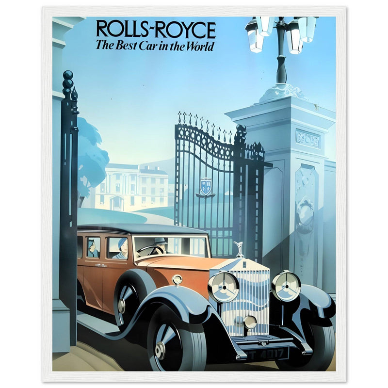 Rolls-Royce Best Car In The World Vintage Poster Ad