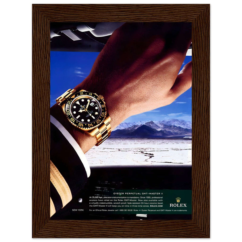 Rolex Oyster Perpetual GMT-Master II New York Pilot Vintage Poster