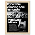 Rolex Explorer Everest Vintage Poster Ad
