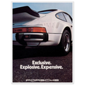 Porsche - Exclusive, Explosive, Expensive Vintage Poster