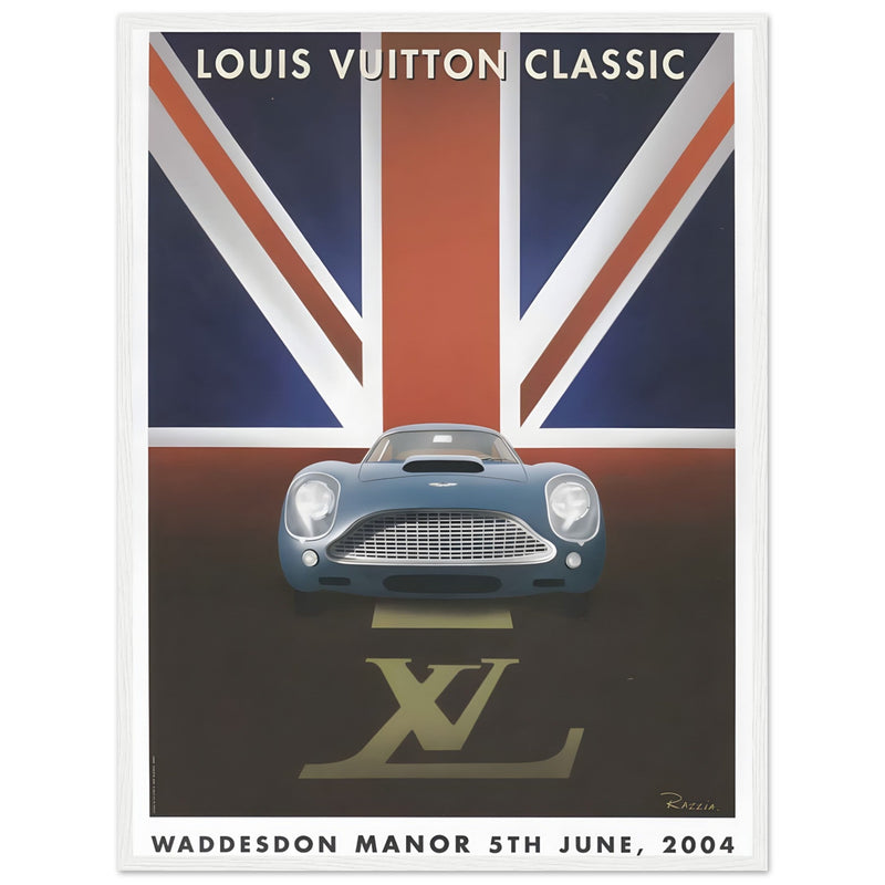 Louis Vuitton Classic Car Show Vintage Poster Ad